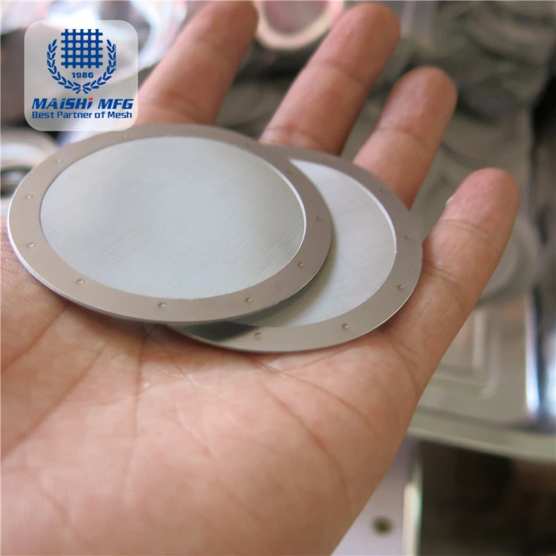 Factory Supply Customized Micron Stainless Steel Mesh Filter Disc