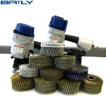 Factory Supply Screw Pallet Coil Nails 3-1/4-in Coil Framing Nails