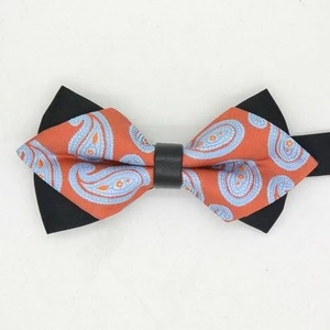 Fashion And Cool Paisley Design Bow Tie Pattern
