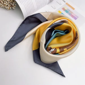 Fashion Digital Custom Printed 100% Twill Silk Scarf for Women