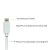 Import Fast Charging Double USB  C Cable Spring Protection  Charger Cable USB to Type C WHITE PVC jacket from China