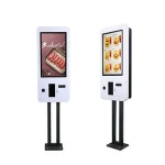 Fast Food Restaurant 32 Inch All In One Touch Self Service Payment Ordering Kiosk