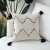 Import Fennco Styles Ivory Boho Tribal Textured Decorative Pillow Case with Tassels from China