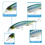 Fishing Lure Flying Long Floating Minnow Fishing Lures 17g/135mm Wobbler Artificial bait Floating Fishing Tackle Hooks