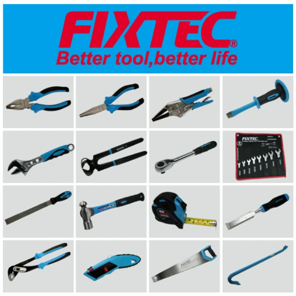 FIXTEC hand tools 1.5/2/2.5/3/4/5/6/8/10mm CRV 9pcs hex key