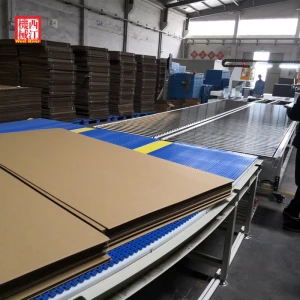 Flexible Cardboard Logistics System For Corrugated Cardboard Production Line | PLC Control