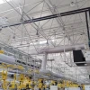 Flexible fabric air duct for car assembly workshop