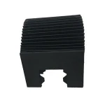 flexible telescopic bellow accordion covers for protecting CNC machine guideway