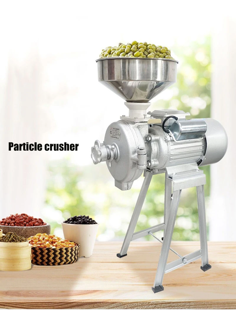 Flour mill wet and dry dual-use household small grinder grain feed dry grinding crushing powder grinding machine grinder