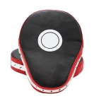 Focus Punch Mitts PU Leather Kicking Palm Pads Taekwondo Training Boxing Punching Target Pad with Adjustable Strap