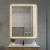 Import Fogless back lighted bath led mirror smart led bathroom mirror with back board from China