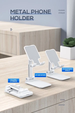 Foldable Telescopic Desk Mobile Phone Holder Stand Universal Adjustable Desktop Smart Phone Tablet PC Bracket
