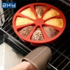 Food grade silicone Pasteleria 8 cavity round cake pan Scone baking tools and supplies cake mold