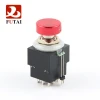 Foot Switches 4A 125VAC/30VDC 2A 250V Push Button Switch Latching 9 Pin 3PDT ON-ON Red Blue Green LED With Solder Terminal