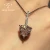 Import ForeverFlame 925 silver gold plated diamond necklace pendant diamond heart cut necklace from China