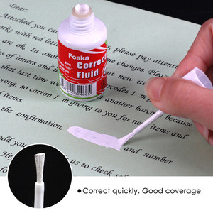 Buy Foska 12ml Ink Correction Fluid Pen With Brush from Anhui Sunshine ...
