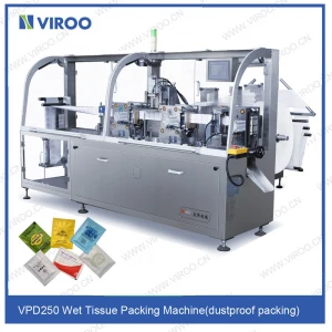 Four side seal Fully Automatic Horizontal Type Wet Tissue Packing Machine