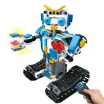 Four-way Remote Control Assembling Blocks DIY Assembled Electric Robot Robert M4