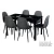 Import Free Sample Bazhou Hebei Factory Glass Dinning Room Furniture Dinning Table Set 6 Chairs Dining Furniture from China