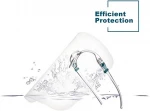 Free shipping wholesale fashion detachable with glasses frame glass clear plastic face shield face_ shield