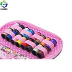 Full color printing cute mini cotton travel emergency sewing kit with scissor&thread