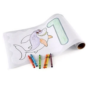 Funny wall poster adhesive sticky painting coloring paper for educational toys