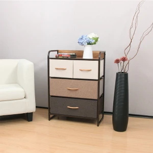 Furniture 4 Drawer Dresser With Board Dresser Storage Tower Unit Entryway