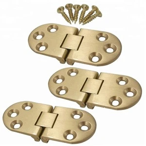 Furniture hardware mini concealed brass hinge for jewelry box
