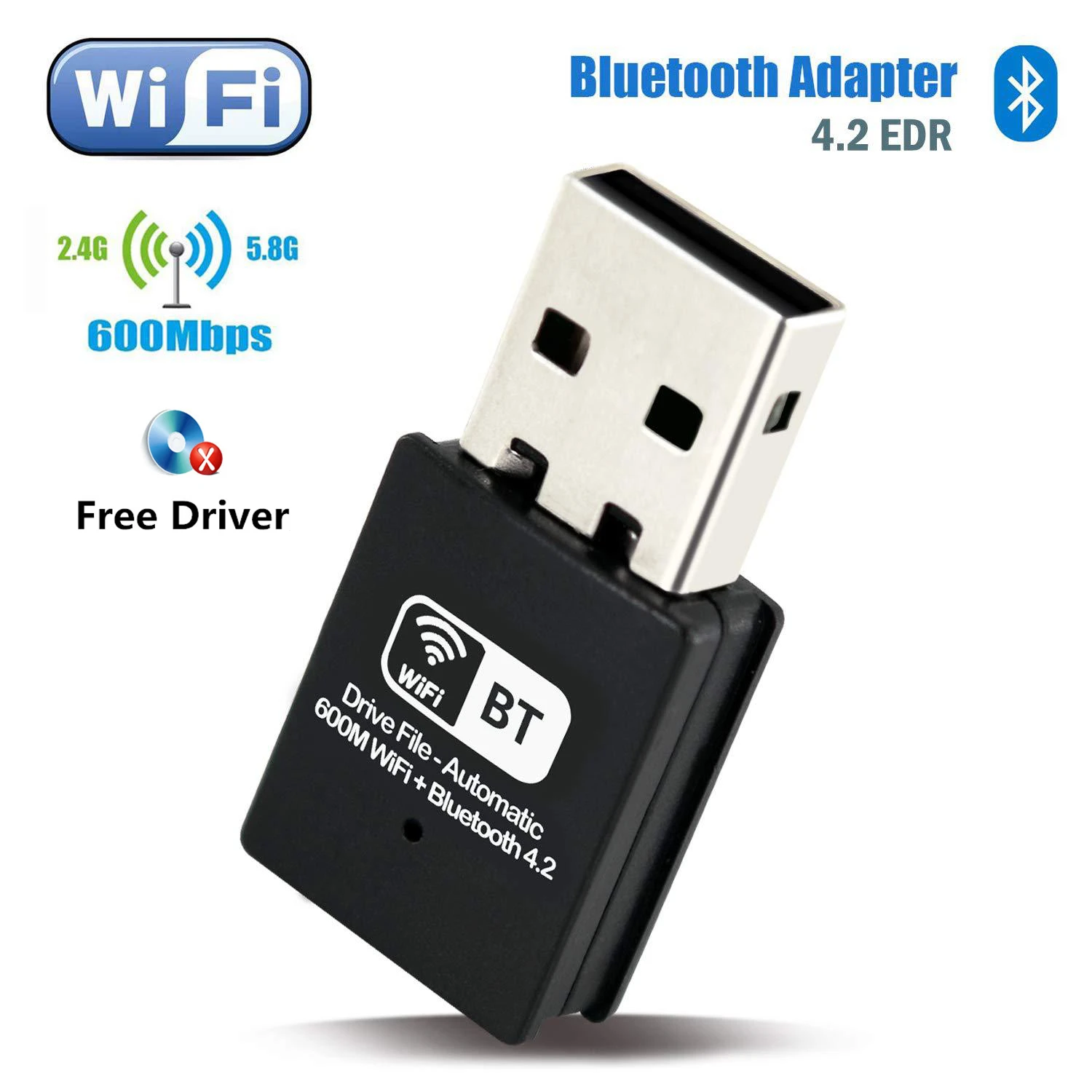 G39 USB bluetooth adapter and wifi network adapter AC600 Wifi dongle usb wifi adapter 2.4G/5G plug and play