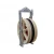Import Galvanized steel frame three nylon wheels electric cable pulley roller cable stringing blocks pulleys from China