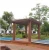 Import Garden buildings arbours outdoor project decorative gazebo anti-UV termite resistant weather resistant WPC composite pergola from China