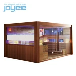 Garden Traditional fragant wooden sauna house 8 10 people customized big size large sauna room indoor outdoor led sauna room