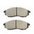 Import GDB3392 PF2444 D1231  Dust free ceramic front brake pads D888  for INFINITI  EX25 NISSAN Cima and RENAULT Koleos oe 41060AR090 from China