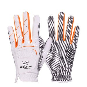 Genuine Leather Soft Breathable Anti-Slip Golf  Gloves