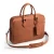 Import Gionar Designer High Quality Crazy Horse Leather Men&#x27;s Brown Color OEM Briefcase Large Laptop Bag from China