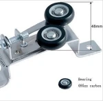 Glass sliding door hanging wheel glass window roller S510