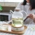 Import Glass Teapot Transparent Borosilicate Coffee Tea Set with bamboo lid from China