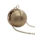 Import Gold sequin ball shaped ring handle daily party wedding clutch evening bag with metal chain from China