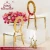 Import Golden copper backrest event wedding hotel throne chair furniture from China
