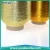 Import Golden polyester metallic yarn /metallic thread for knitting,weaving from China