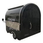 Good discount Round shape mobile food truck for ice cream