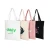 Import Good Quality Low Price Durable Black Canvas Tote Bag Rope Handle Custom Printing from China