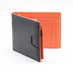 Good quality RFID wallet Mens leather credit card holder money clip