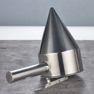 Good quality Stainless steel Cone Funnel with Shelf