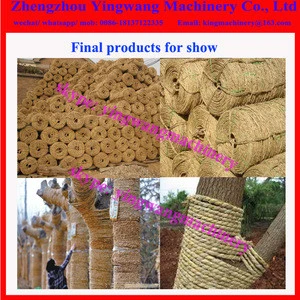 Good quality wheat rice stalk / straw grass / hemp rope knitting machine