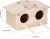 Import Gotd Clearance Outside Wooden canary bird cage Nest Box Craft DIY with Hanging from China