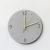 Import Grey Paint Nature Cement Quartz Home Decoration Cement Frame Wall Clock from China