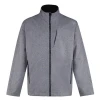 Grey safety work clothing comfortable anti static workwear  Fire resistant canvas cotton jacket
