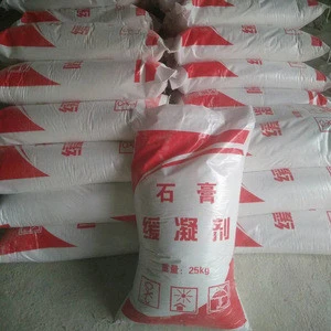 Gypsum as substitute of the natural gypsum as retarder used in cement