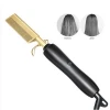 Hair Straightener Flat Irons Straightening Brush Hot Heating Comb Hair Straight Styler Corrugation Curling Iron Hair Curler Comb